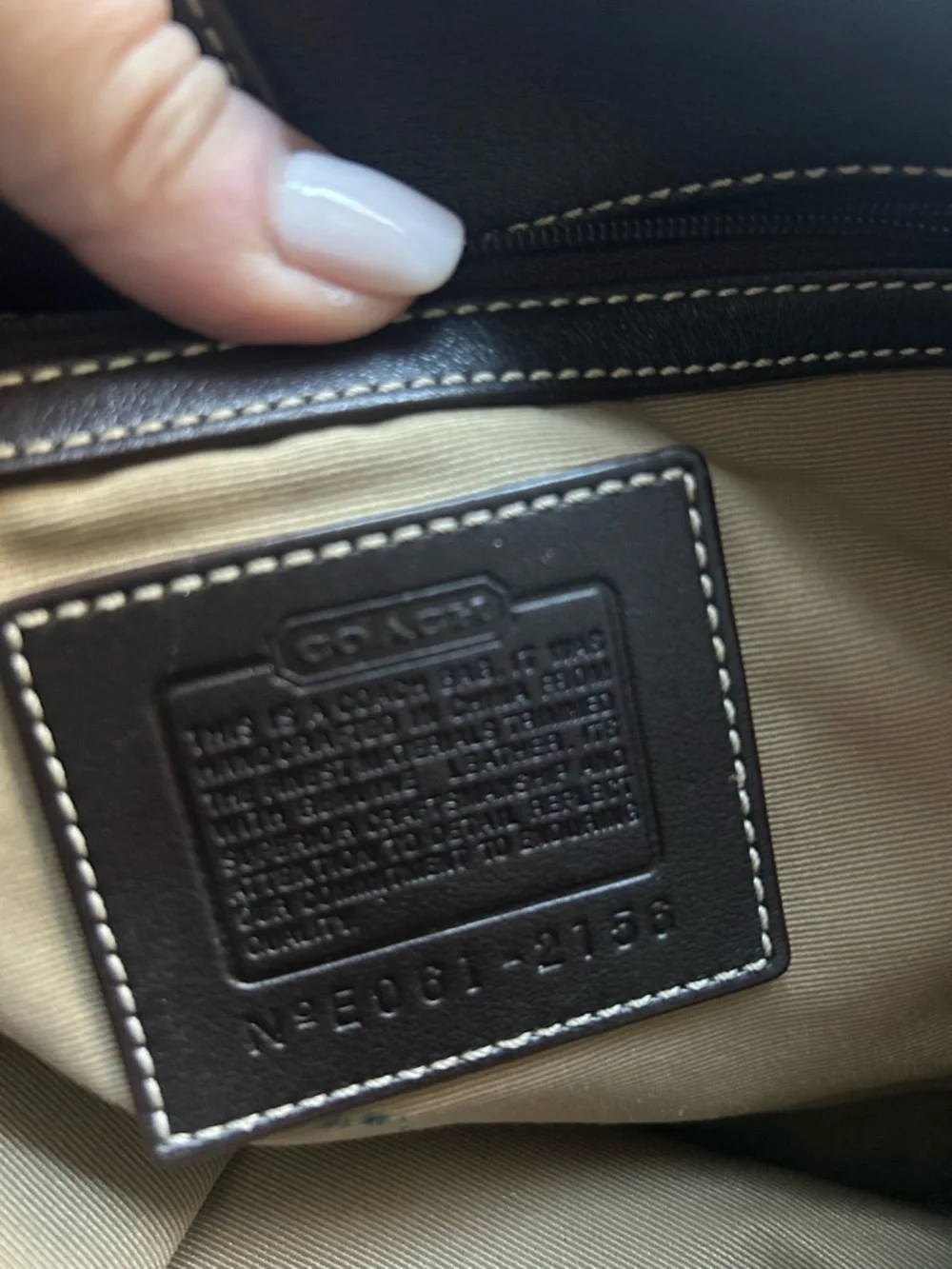 Coach Brown and Tan Signature Canvas Shoulder Bag - Picture 2 of 4
